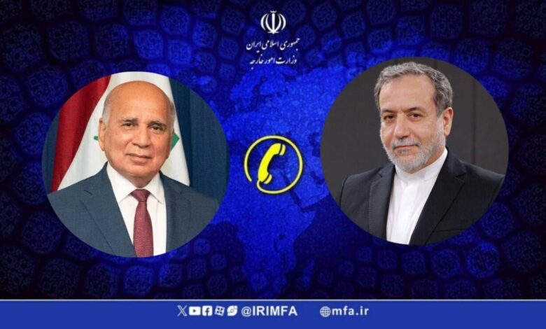 وزرای خارجه ایران و عراق گفتگو کردند - هشت صبح