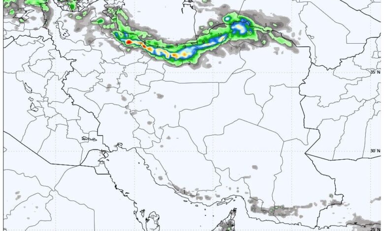 بارش‌های رگباری، رعدوبرق و باد شدید در ۸ استان؛ تشدید گرما در تهران - هشت صبح