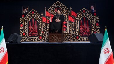 مراسم عزاداری اربعینِ هیأت های دانشجویی در جوار محل شهادت رهبر انقلاب