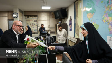 بازدید رئیس بنیاد مستضعفان از گروه رسانه‌ای مهر - هشت صبح