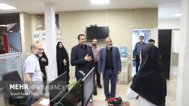 حضور «احمد نادری» در خبرگزاری مهر به مناسبت روز خبرنگار - هشت صبح