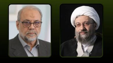 پیام تبریک آیت الله آملی لاریجانی به ذوالقدر - هشت صبح