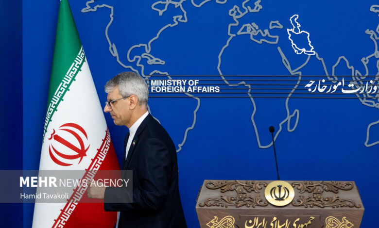 نشست خبری سخنگوی وزارت امور خارجه