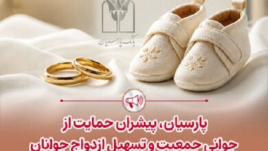 پرداخت قریب ۲۵هزار میلیاردریال تسهیلات ازدواج و فرزندآوری بانک پارسیان - هشت صبح