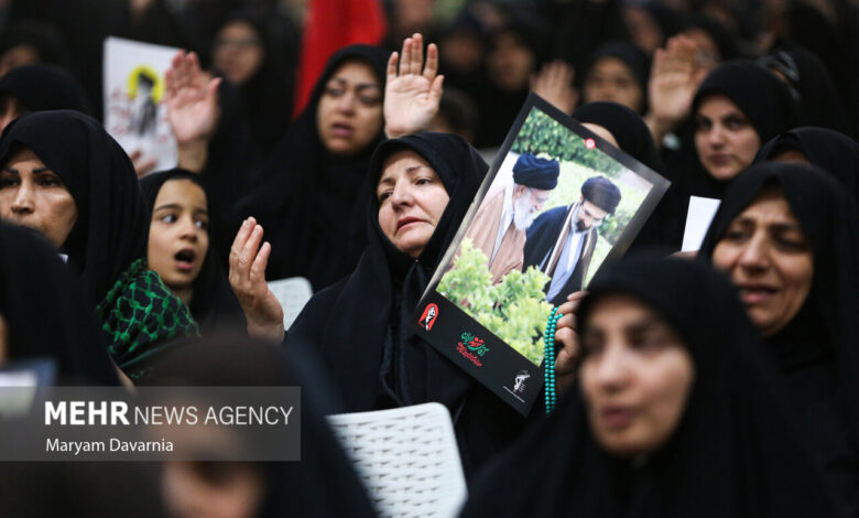 مراسم بزرگداشت چهلم «آقای شهید ایران» در مصلای تهران آغاز شد - هشت صبح