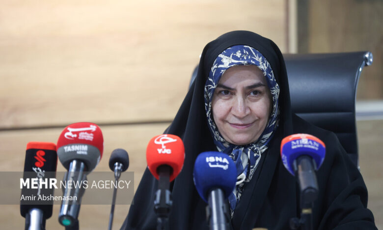 نشست خبری فاطمه مقصودی عضو کمیسیون اقتصادی مجلس