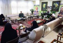 دیدار سرلشکر رضایی با خانواده شهید لاریجانی - هشت صبح