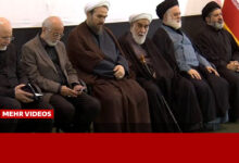 حضور فرزندان رهبر شهید انقلاب در مراسم چهلم تشییع آقای شهید ایران - هشت صبح