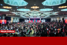 اهتزاز پرچمهای خونخواهی امام مجاهد شهید در مصلای تهران - هشت صبح