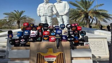 ادای احترام قالیباف به «شهید سلیمانی» و «شهید ابومهدی المهندس» - هشت صبح