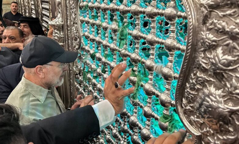 تشرف قالیباف به حرم امامین جوادین در پایان اولین روز سفر به عراق - هشت صبح