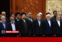 تصاویری از تجدید میثاق هیئت دولت با آرمان‌های امام خمینی(ره)