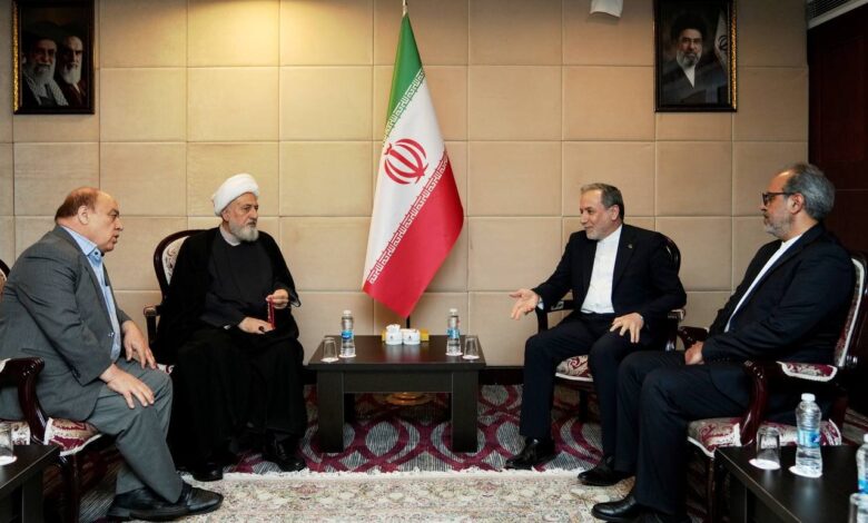 دیدار نائب رئیس مجلس اعلای اسلامی شیعیان لبنان با عراقچی - هشت صبح