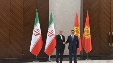 دیدار روسای جمهور ایران و قرقیزستان در حاشیه اجلاس سران شانگهای - هشت صبح