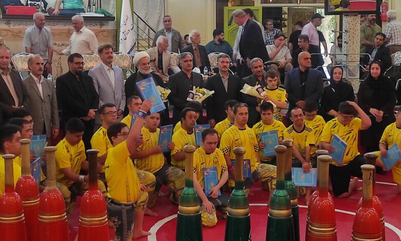 پهلوانی با طعم انسانیت؛ اجرای متفاوت پهلوانان سندرم داون در سنندج