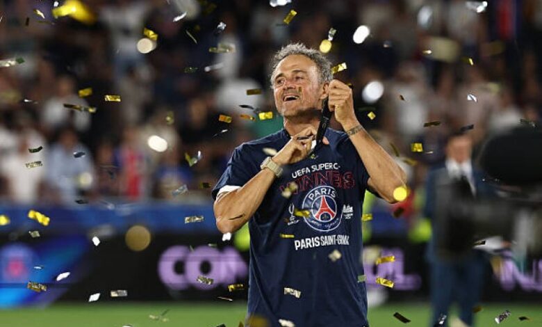 واکنش انریکه به قهرمانی PSG در سوپر جام اروپا
