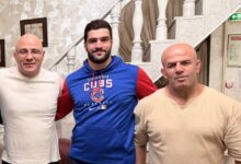 دیدار فردین معصومی با غول سنگین وزن کشتی جهان/ امیررضا با تایمازوف سرشاخ می شود!