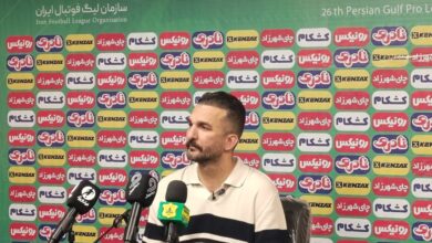 نوری: به بازیکنانم گفته بودم ارسال‌های فولاد بوی گل می‌دهد
