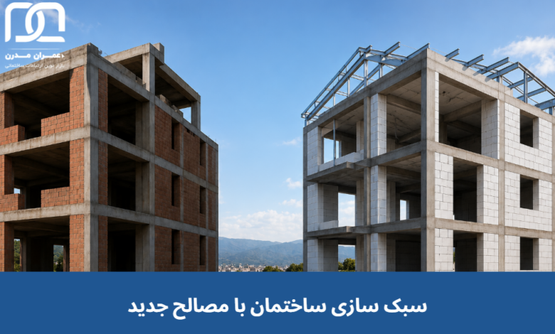 سبک سازی ساختمان با مصالح جدید