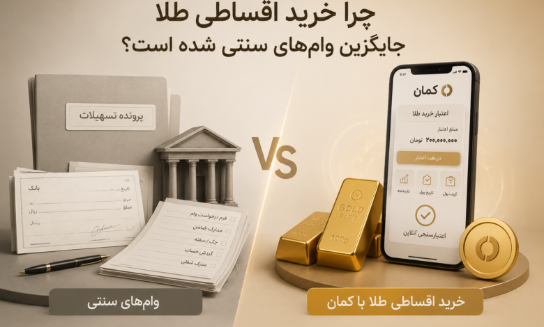 چرا خرید اقساطی طلا جایگزین وام‌های سنتی شده است؟