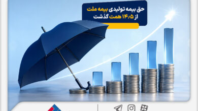 حق بیمه تولیدی بیمه ملت در چهار ماه نخست امسال از ۱۴.۵ همت گذشت/ رشد ۹۰ درصدی نسبت به مدت مشابه سال گذشته