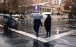 رگبار باران در نیمه شمالی و ارتفاعات تهران