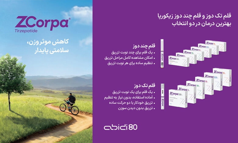 داروسازی دکتر عبیدی قلم چند دوز زیکورپا (®️ZCorpa) را پس از اتواینجکتور تک ‌دوز عرضه کرد