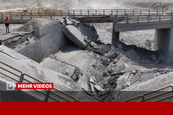 بازسازی پل مسیر بندرعباس به بندر خمیر در ۲۰ روز