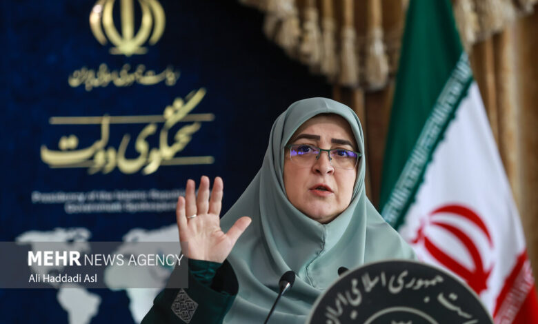 نشست خبری سخنگوی دولت