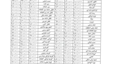 قیمت سیب‌زمینی با کاهش ۵۰ درصدی عرضه، افزایش یافت+ جدول قیمت‌ها