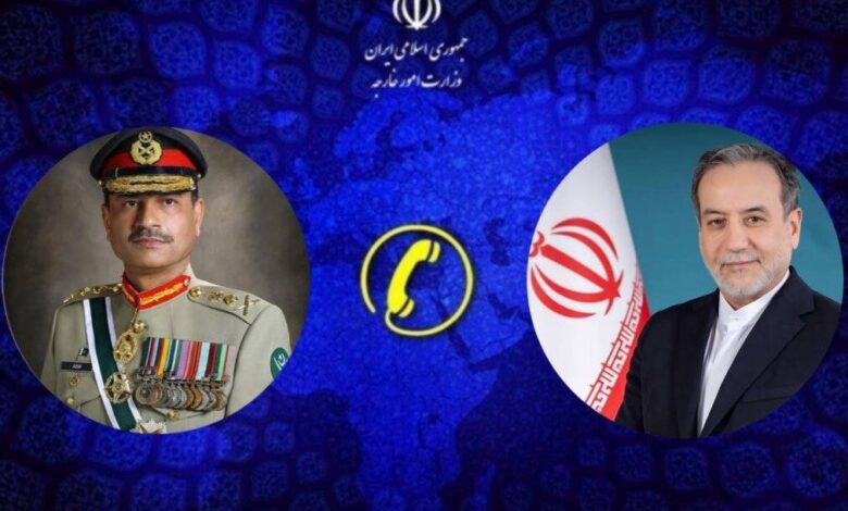تماس تلفنی وزیر امور خارجه جمهوری اسلامی ایران و فرمانده ارتش پاکستان - هشت صبح