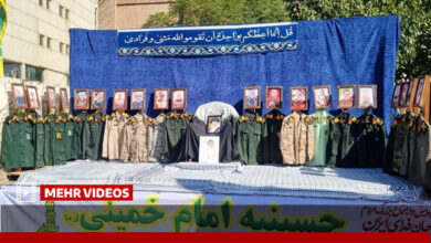 تصاویری از لباس نظامی فرماندهان شهید جنگ در رزمایش جان‌فدایان ایران - هشت صبح