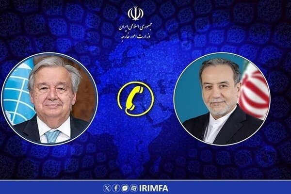 گفتگوی تلفنی عراقچی با دبیرکل سازمان ملل متحد - هشت صبح