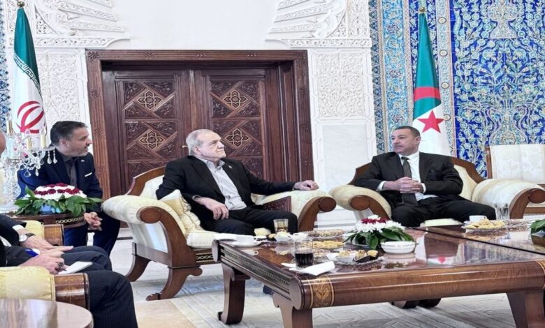 استقبال وزیر کشور الجزایر از پزشکیان - هشت صبح