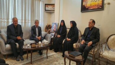 دیدار تعدادی از نمایندگان مجلس با خانواده شهیدان عسگری