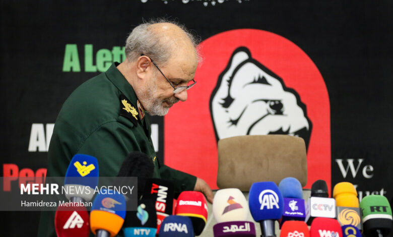 نشست خبری سخنگوی سپاه پاسداران انقلاب اسلامی - هشت صبح