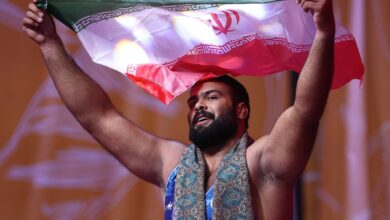 بازی‌های جهانی عشایری/ مصطفی طغانی قهرمان کشتی پهلوانی شد
