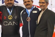 مدال برنز جهان بر گردن وزنه‌بردار کرمانی 