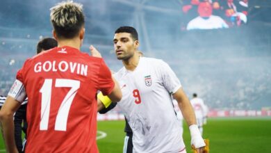 گل اول و دوم روسیه به ایران با دبل گولووین