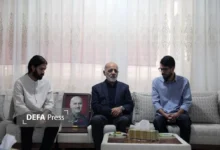 دیدار سرلشکر عبداللهی با خانواده شهید اسدی