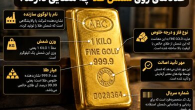 عددهای روی شمش طلا چه معنایی دارند؟