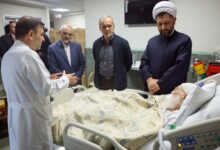 عیادت پزشکیان از حضرت آیت‌الله‌العظمی نوری همدانی - هشت صبح