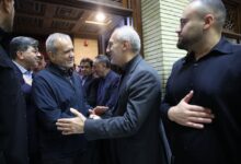 حضور رئیسجمهور در مراسم ختم مادر رئیس سازمان برنامه و بودجه - هشت صبح