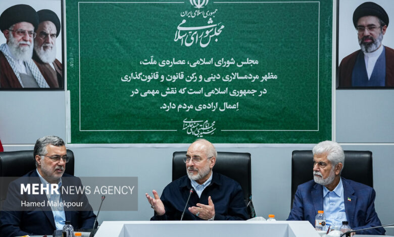 نشست بررسی مسائل حوزه بهداشت، درمان و سلامت با حضور رئیس مجلس - هشت صبح