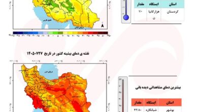 بارش‌های پاییزی از غرب کشور آغاز شد؛ ال‌نینو زمینه‌ساز بارش‌های سیلابی