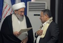 تقدیم پیام رهبر انصار الله یمن به دبیرکل جمعیت دفاع از ملت فلسطین - هشت صبح