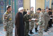 اعطای عطیه فرماندهی معظم کل قوا به دانشآموختگان دانشگاه افسری پدافند - هشت صبح