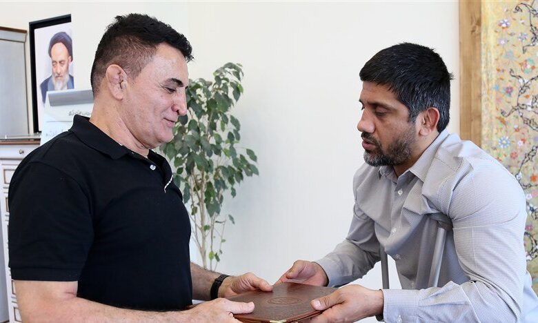 دیدار علیرضا دبیر و محمد بنا در قزاقستان + فیلم