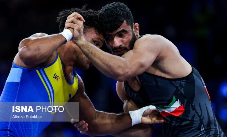 صعود علیرضا مهمدی به فینال کشتی فرنگی قهرمانی جهان