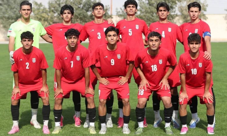 پیروزی پرگل تیم ملی نوجوانان ایران مقابل عراق